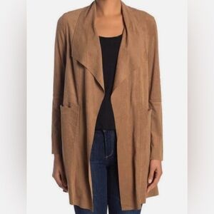 NWT! Women's Max Studio London Faux Suede Cardigan Jacket Small‎ Pockets Classy